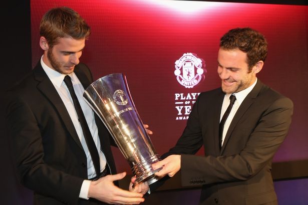 David de Gea wins the Players' Player of the Year title